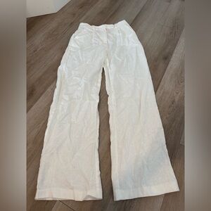 Elegant White Women's Pants